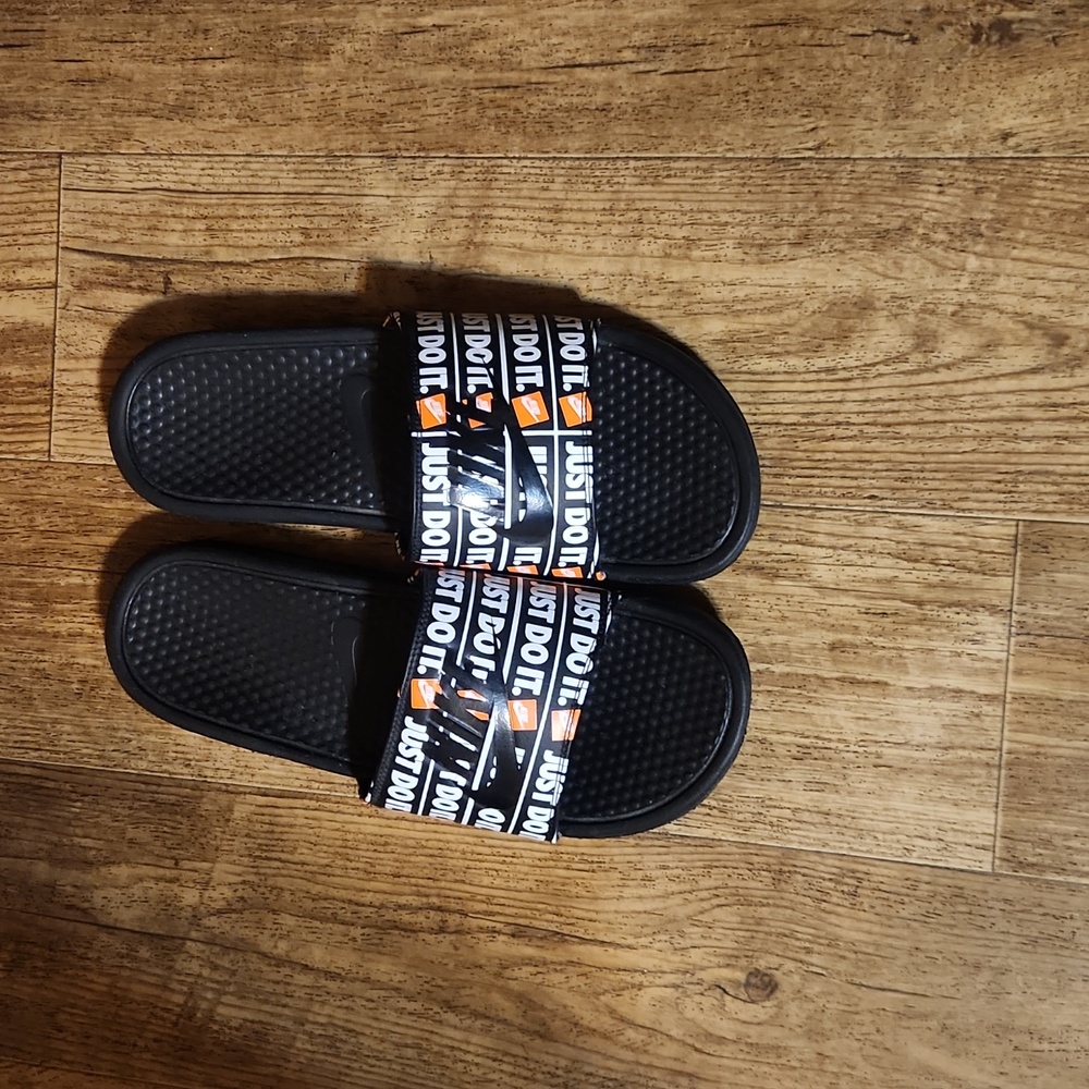 Men Nike Just Do It Slides